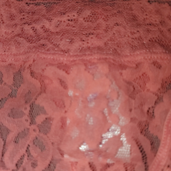 ❌️SOLD LOCAL❌️NWOT Pink lace thong - Picture 3 of 3